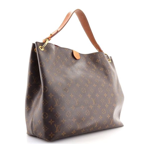 Louis Vuitton Graceful Handbag Monogram Canvas MM Brown - Picture 3 of 12